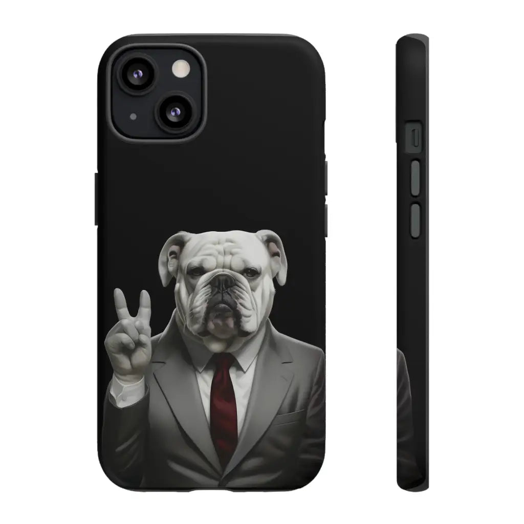Bulldog Nixon Presidential Paws Phone Case - iPhone 13