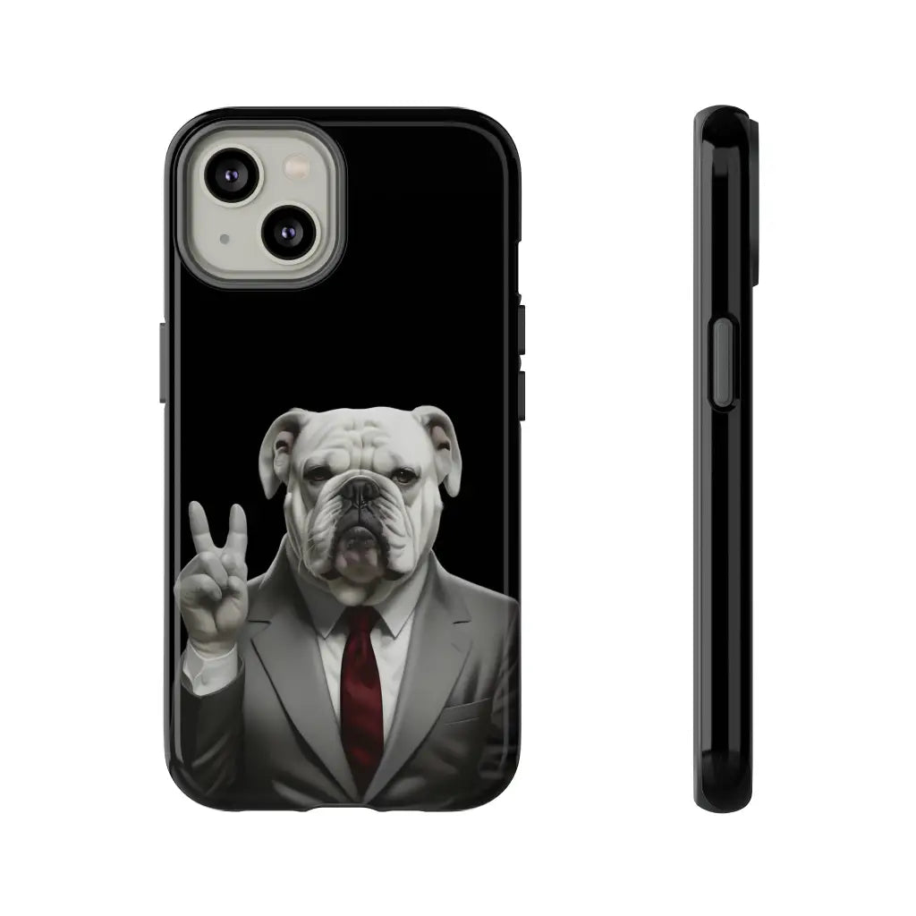 Bulldog Nixon Presidential Paws Phone Case - iPhone 14