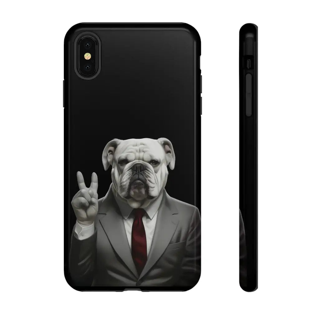 Bulldog Nixon Presidential Paws Phone Case - iPhone XS MAX