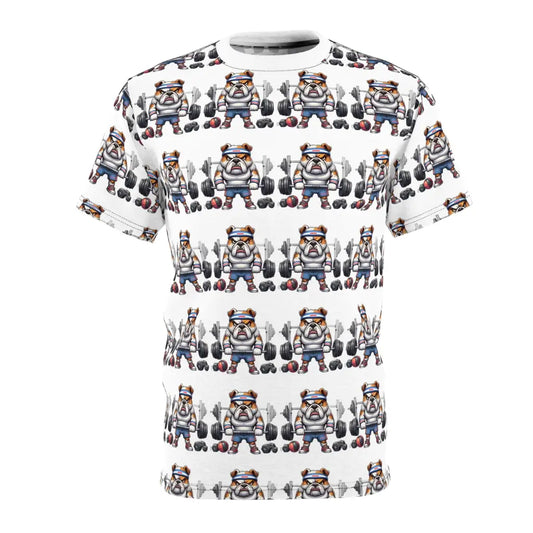 Bulldog Fit All-Over Print T-Shirt - Unleash the Power!
