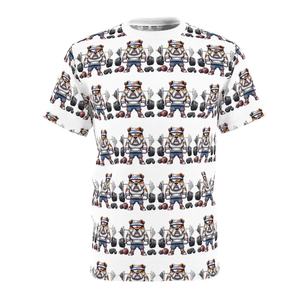 Bulldog Fit All-Over Print T-Shirt - Unleash the Power!