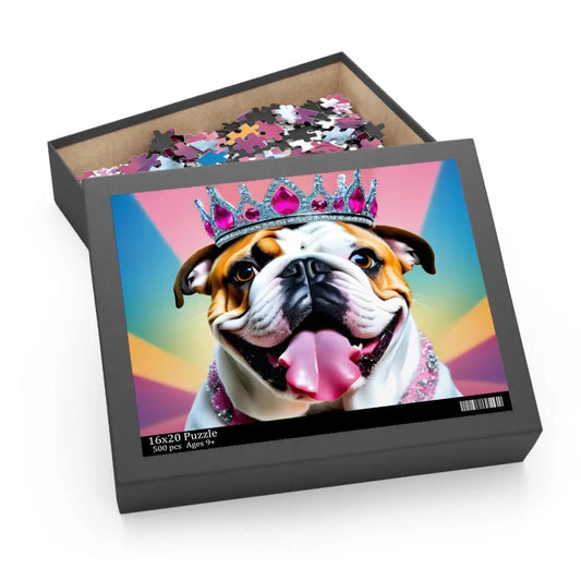 Bulldog Royalty Jigsaw Puzzle: Piece Together a Majestic