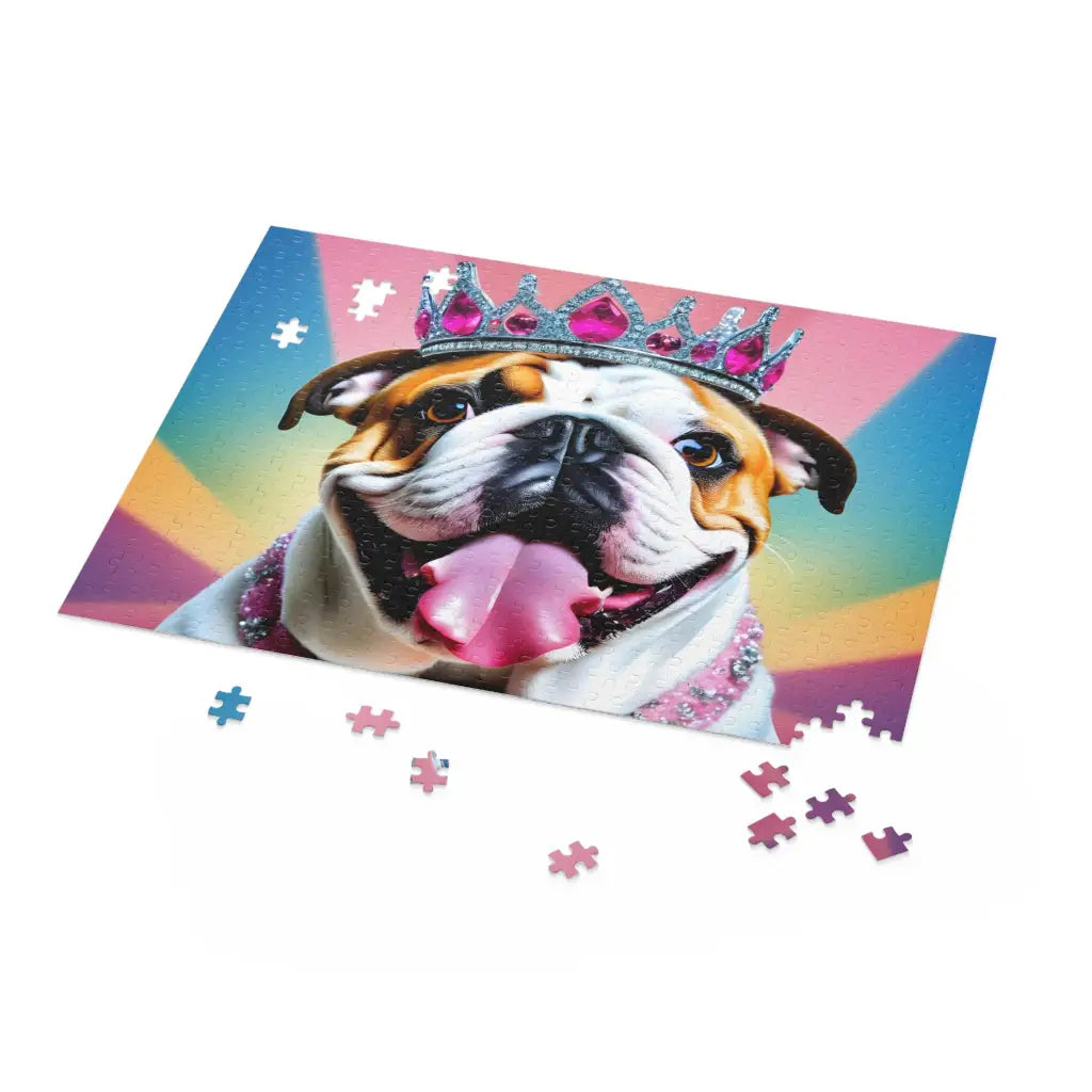 Bulldog Royalty Jigsaw Puzzle: Piece Together a Majestic