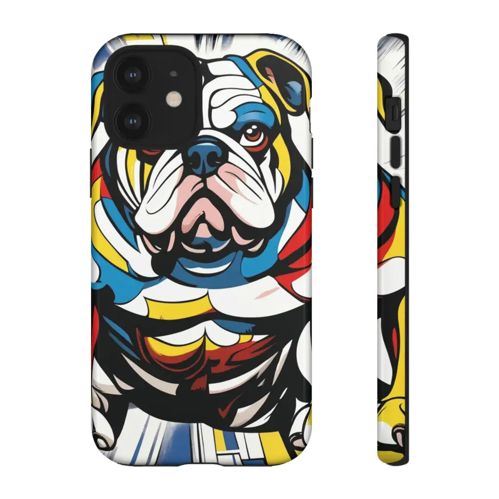 Bulldog Super Hero Tough Cases - iPhone 12 / Glossy Phone