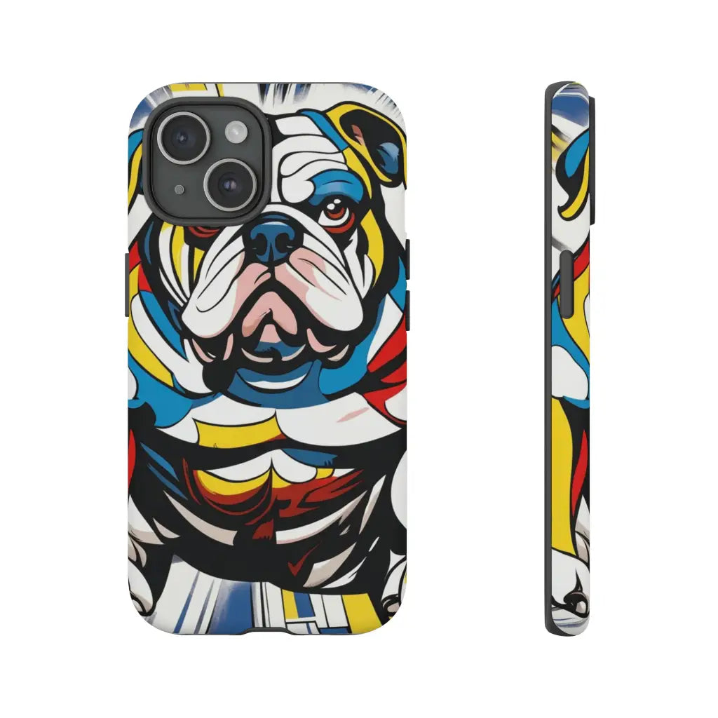Bulldog Super Hero Tough Cases - iPhone 15 / Matte Phone