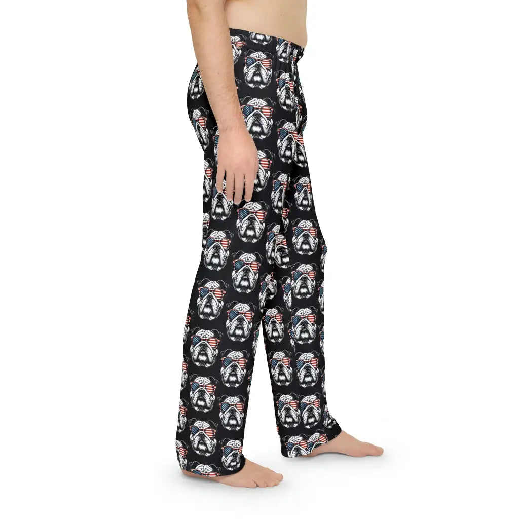 Bulldog Swagger Men’s Lounge Luxe Pajama Pants - All Over