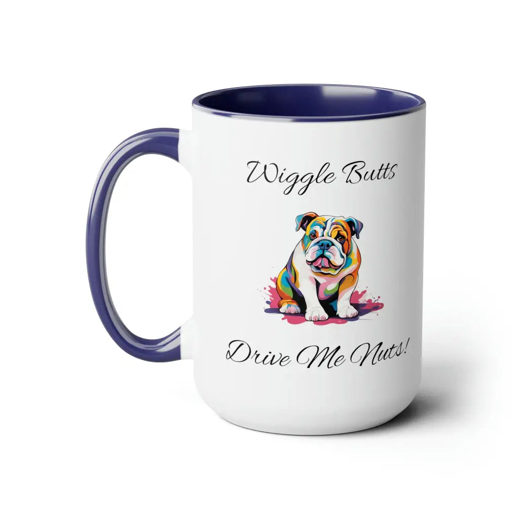 Wiggle Butts Delight Coffee Mug - 15oz / Blue