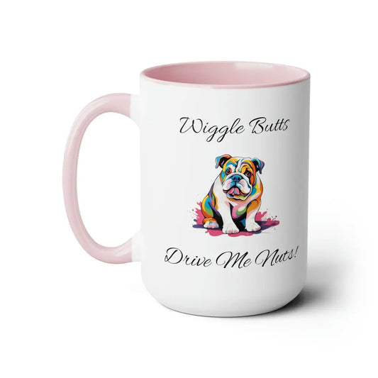 Wiggle Butts Delight Coffee Mug - 15oz / Pink