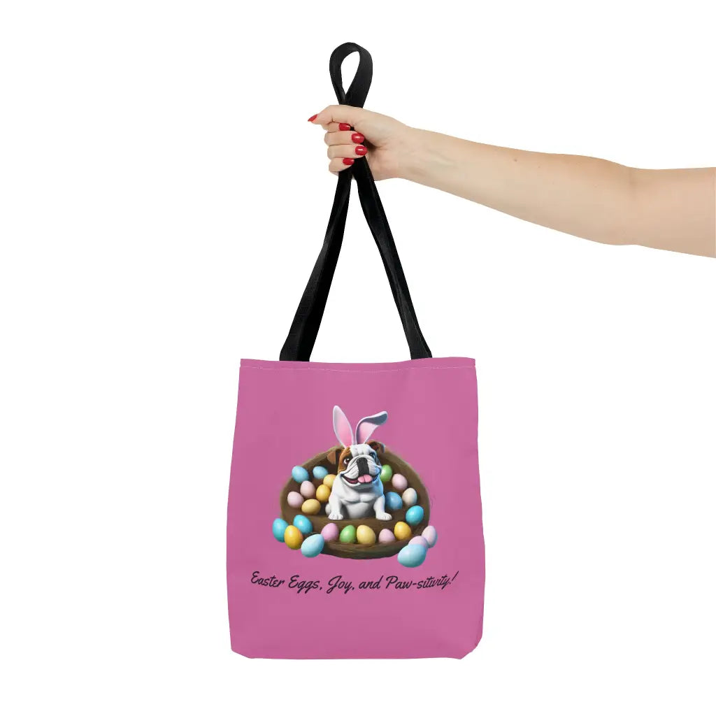 Easter Bulldog Tote - Bags
