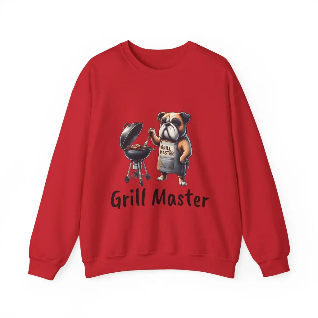 Grill Master Bulldog BBQ Bash Crewneck Sweatshirt: Sizzle