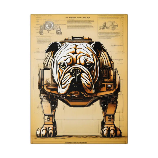 Mecha Bulldog Marvel: Canvas Edition – Unleash