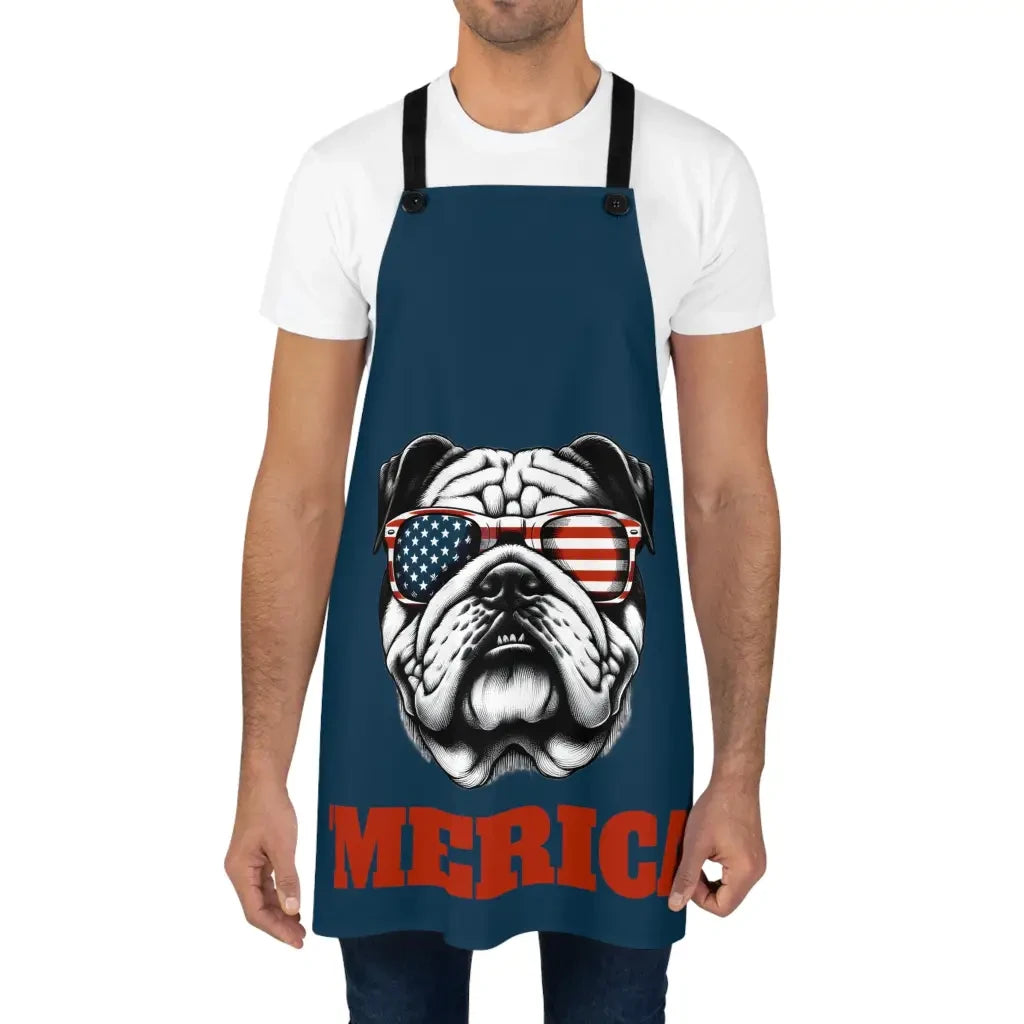 Patriotic Pup Grillmaster Apron - One Size Accessories
