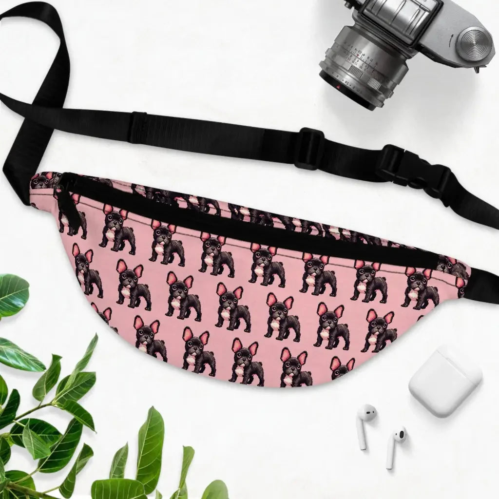 Pixel Pooch Adventure Fanny Pack: Where Style Meets