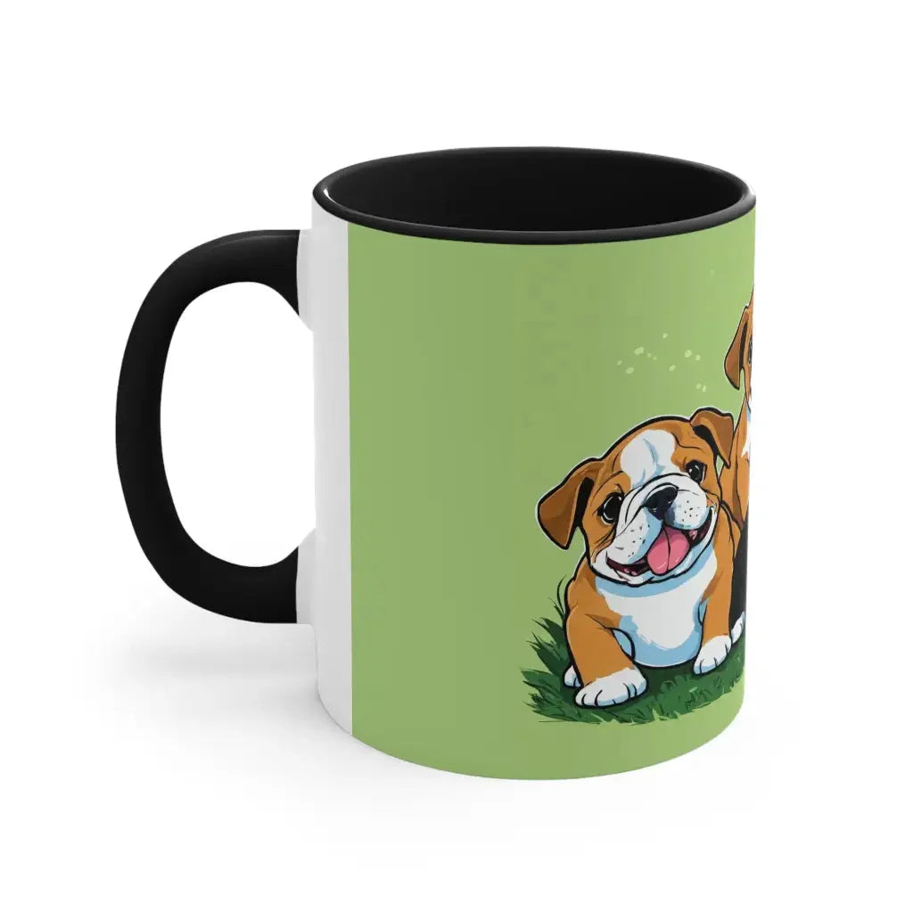 Puppy Paws Paradise: Bulldog Puppies Bliss Mug
