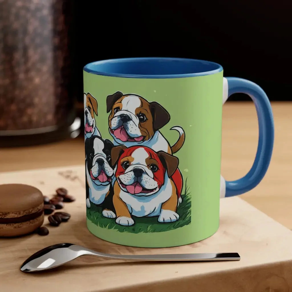 Puppy Paws Paradise: Bulldog Puppies Bliss Mug