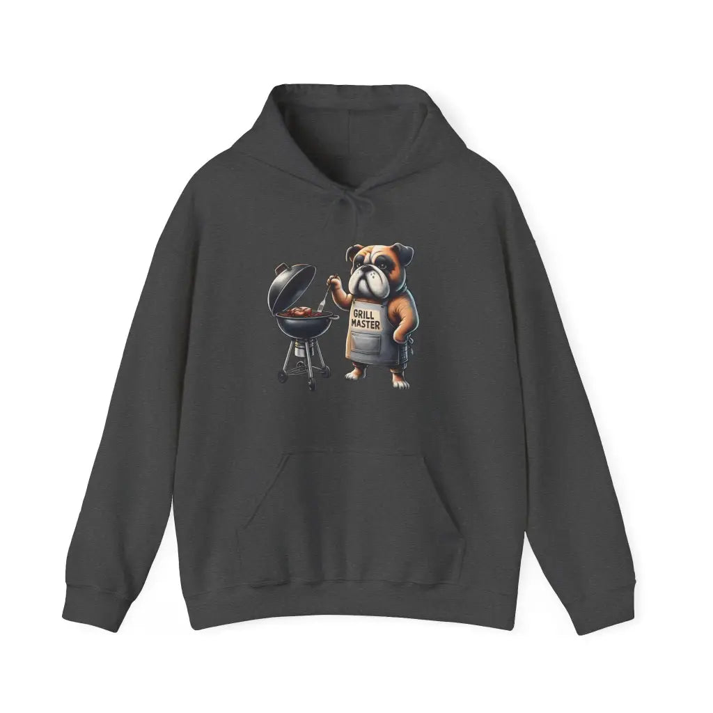 Sizzle in Style: Bulldog Grill Master Edition Hoodie - Dark