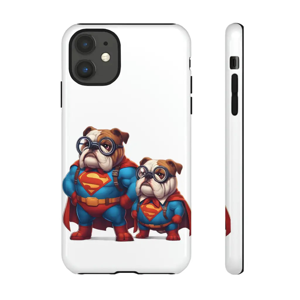 Superdog & Pup Dynamic Duo Phone Case - iPhone 11 / Glossy