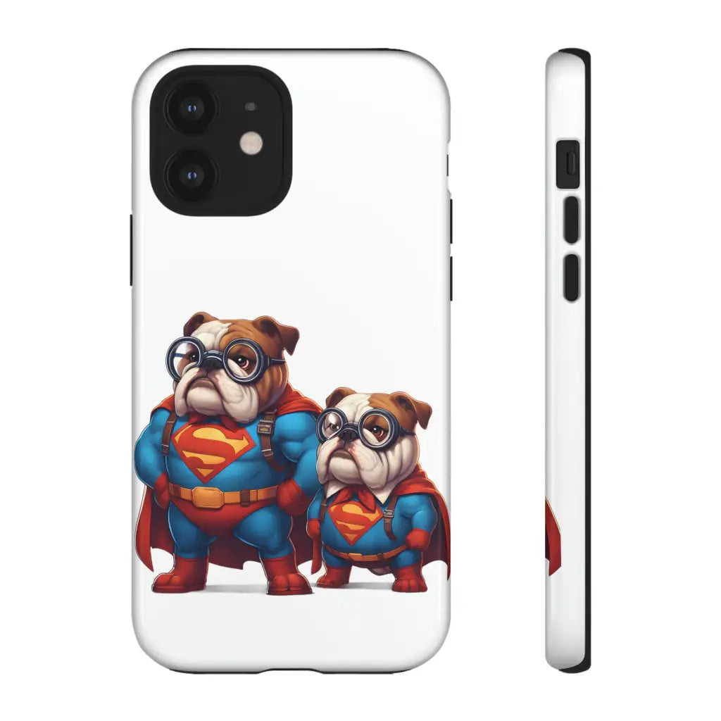 Superdog & Pup Dynamic Duo Phone Case - iPhone 12 / Glossy