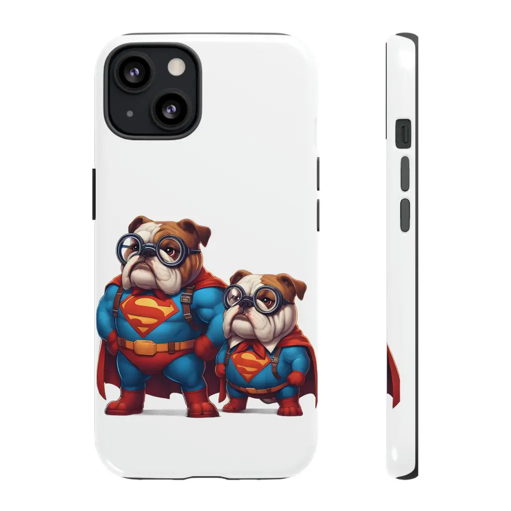 Superdog & Pup Dynamic Duo Phone Case - iPhone 13 / Glossy