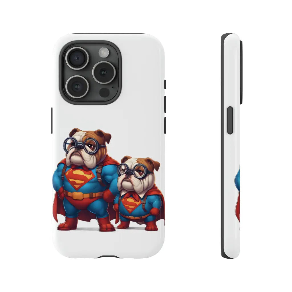 Superdog & Pup Dynamic Duo Phone Case - iPhone 15 Pro