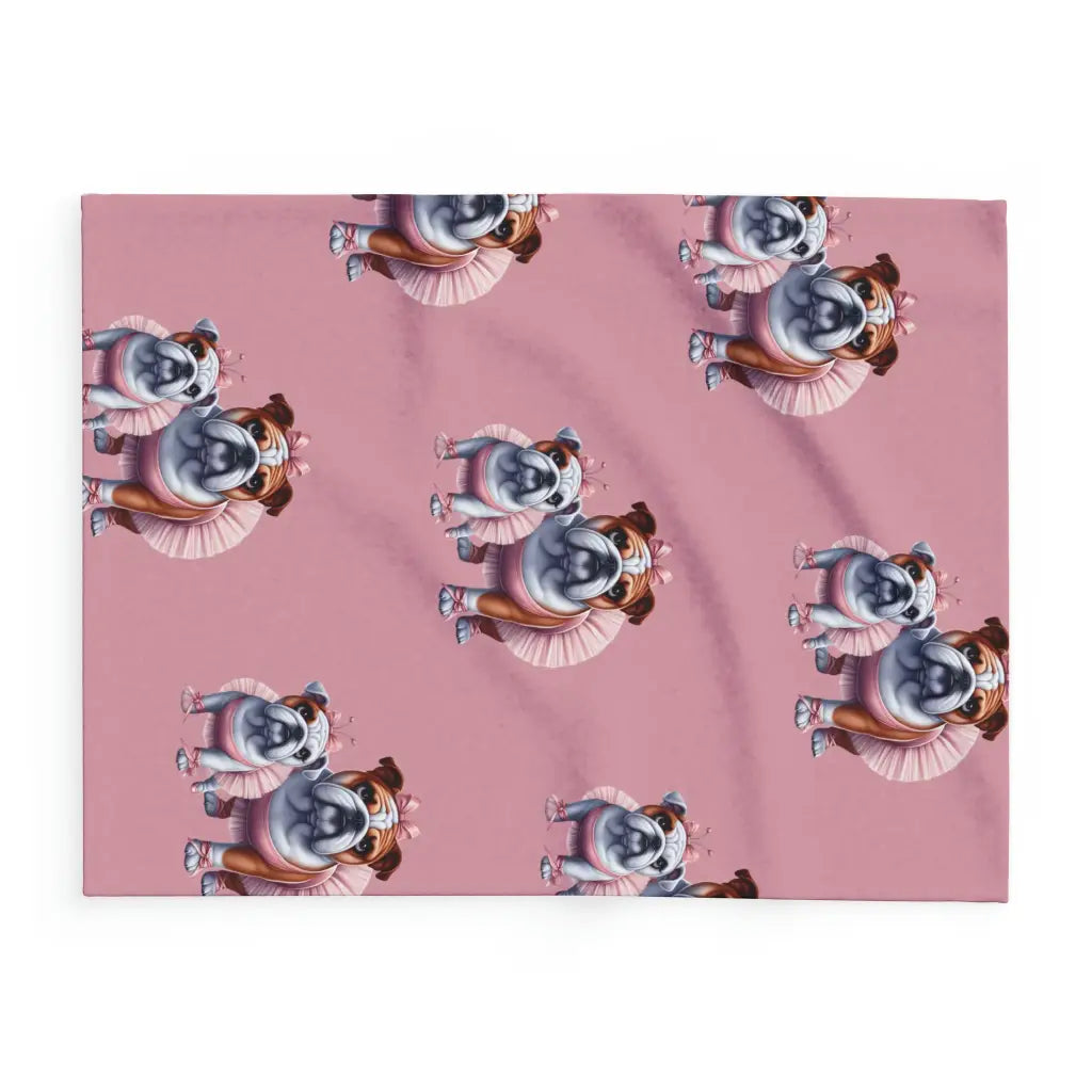 Tutu Bliss Bulldog Arctic Fleece Blanket - Snuggle in Style