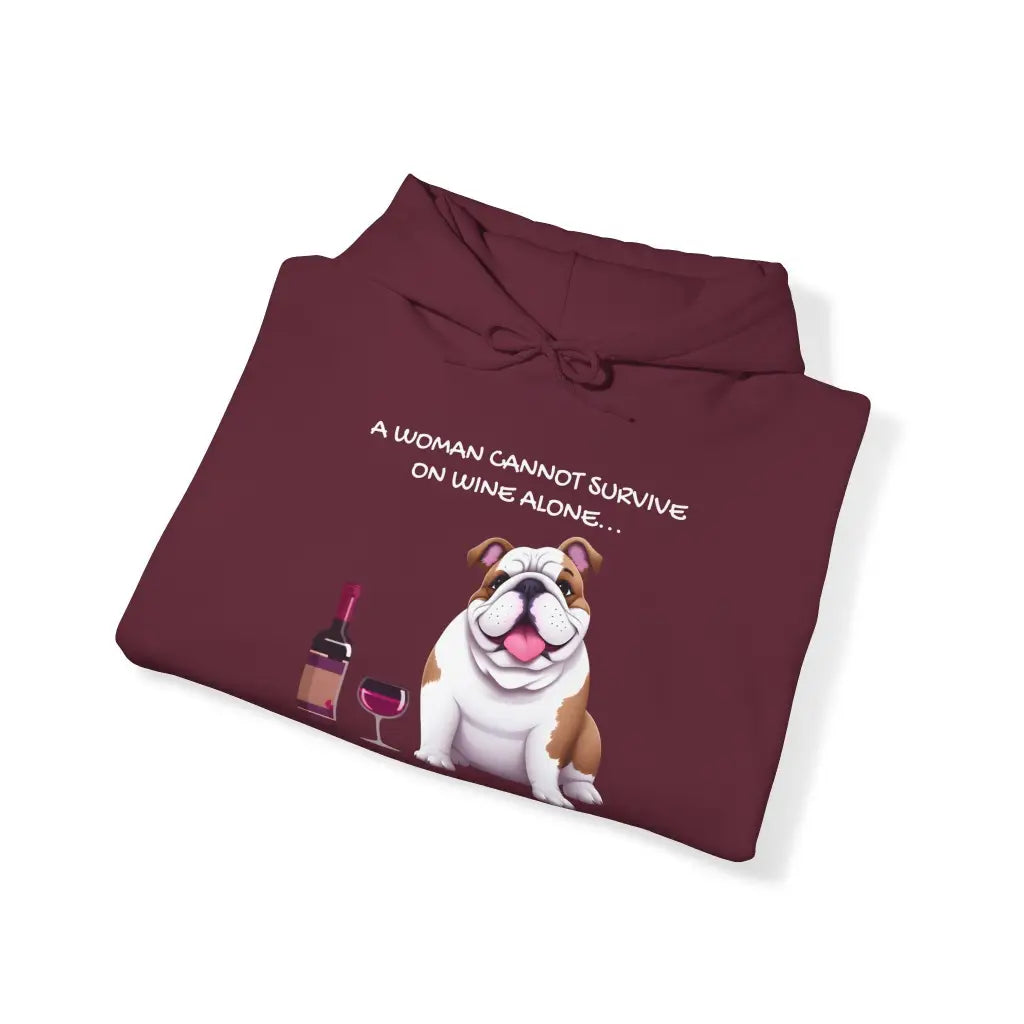 Wine & Wagging Tails Hoodie
